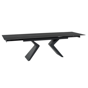 Разтегателна трапезна маса GUAMA - черна