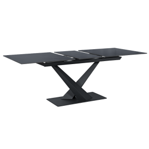 Разтегателна трапезна маса TINACO - черна