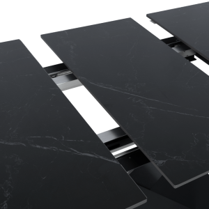 Разтегателна трапезна маса TINACO - черна