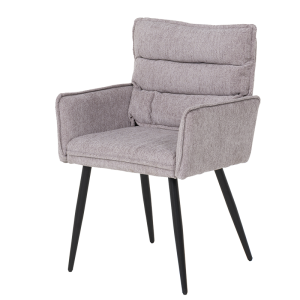 Трапезен стол с подлакътници IKSAN - бежов R91