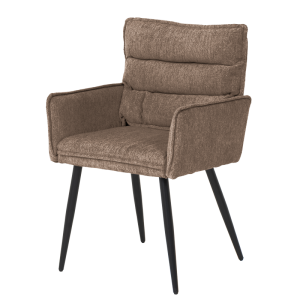 Трапезен стол с подлакътници IKSAN - кафяв R38