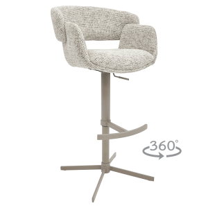 Бар стол PAIDE - бял 29