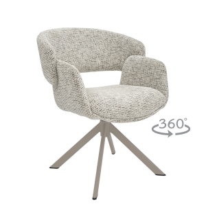 Трапезен стол VORU - бял 29