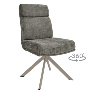 Трапезен стол TURI - графит 93