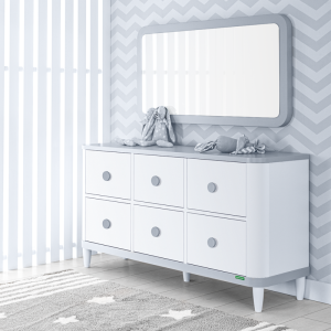 Скрин за дрехи с шест чекмеджета ADEN