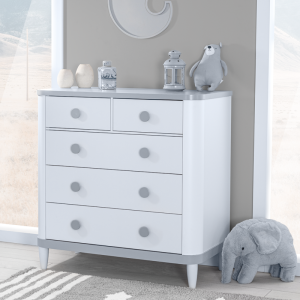 Скрин за дрехи с пет чекмеджета ADEN