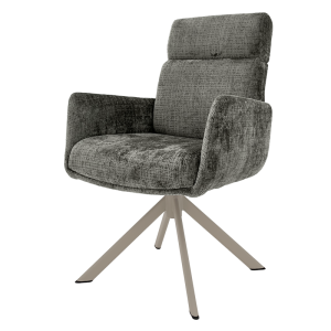 Трапезен стол TORVA - графит 93