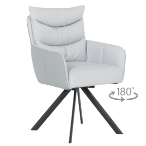 Трапезен стол LURGAN - сив 68