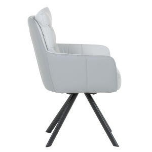 Трапезен стол LURGAN - сив 68