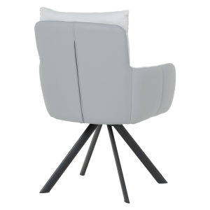 Трапезен стол LURGAN - сив 68