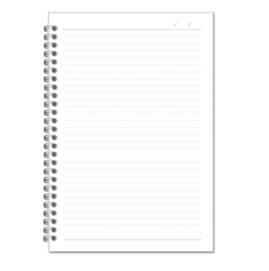 Бележник Gray А5, със спирала, 200 стр., кремав