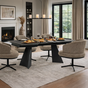 Трапезен стол RAPINA - кафяв 400