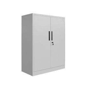 Шкаф RFG, метален, с два рафта, 900 х 400 х 1300 mm, сив