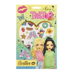 Moxy Комплект татуировки Besties, розови