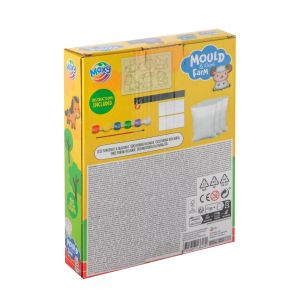 Moxy Комплект направи и оцвети гипсови животни от фермата