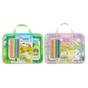 Moxy Комплект за оцветяване и дейности, за пътуване асорти, 12 броя