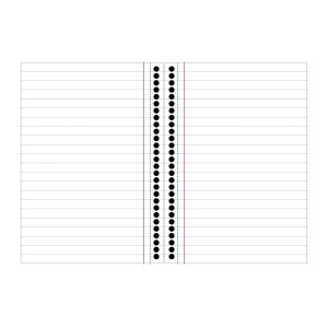 Moxy Тетрадка Besties, A5, 60 листа, синя