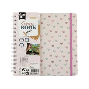 Craft ID Скрапбук, 20.5 х 20.5 cm, 40 листа, розов