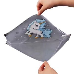 Foska Папка Еднорози, A4, с цип