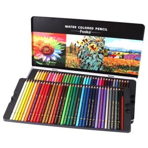 Foska Акварелни моливи, 72 цвята, в метална кутия