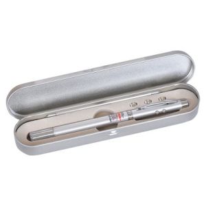 Химикалка- показалка с лазер, метална кутия