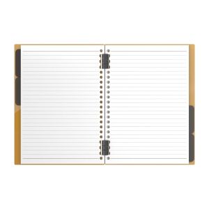 Art Pioneer Органайзер The Fluorescent, A5, PVC корица, 50 листа, оранжев