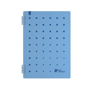 Art Pioneer Органайзер Soft Spiral, A5, със спирала, 50 листа, син