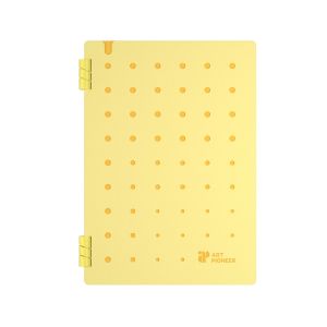 Art Pioneer Органайзер Soft Spiral, A5, със спирала, 50 листа, жълт