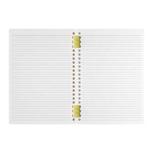 Art Pioneer Органайзер Soft Spiral, A5, със спирала, 50 листа, жълт