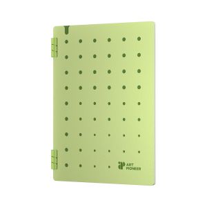 Art Pioneer Органайзер Soft Spiral, A5, със спирала, 50 листа, зелен