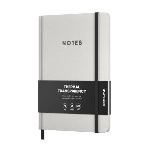 Art Pioneer Бележник, A5, твърда корица, с ластик, 96 листа, черен