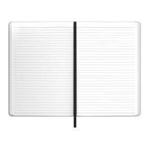 Art Pioneer Бележник, A5, твърда корица, с ластик, 96 листа, черен