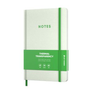 Art Pioneer Бележник, A5, твърда корица, с ластик, 96 листа, зелен