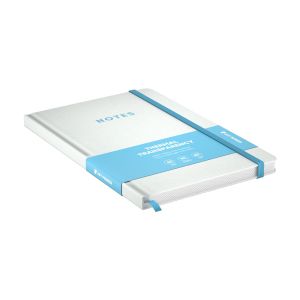 Art Pioneer Бележник, A5, твърда корица, с ластик, 96 листа, син