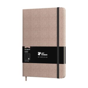 Art Pioneer Бележник Business, A5, твърда корица, 96 листа, бежов