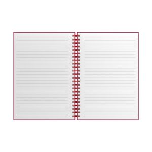 Art Pioneer Тетрадка, A5, широки редове, със спирала, 80 листа, червена