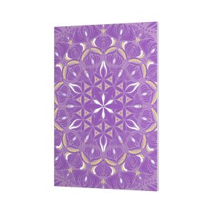 Art Pioneer Тетрадка, A5, шита, широки редове, 64 листа, лилава