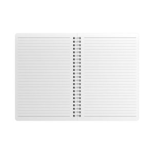 Art Pioneer Тетрадка College, A5, жълт офсет, със спирала, 80 листа, сива