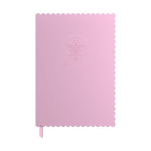 Art Pioneer Тетрадка Bows & Blossoms, A5, твърда корица, 96 листа, розова