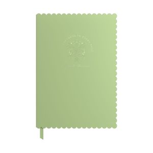 Art Pioneer Тетрадка Bows & Blossoms, A5, твърда корица, 96 листа, зелена