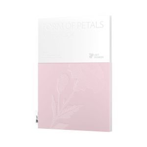 Art Pioneer Тетрадка Floral Exposed Spine, A5, твърда корица, 96 листа, розова