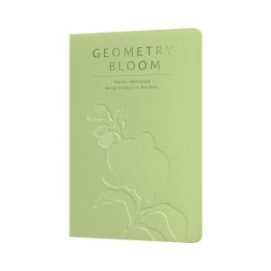 Art Pioneer Тетрадка Geometry Bllom, A5, шита, 60 листа, зелена