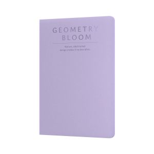 Art Pioneer Тетрадка Geometry Bllom, A5, шита, 60 листа, лилава