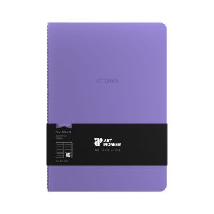 Art Pioneer Тетрадка Velvet Executive, A5, шита, 64 листа, лилава