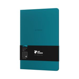 Art Pioneer Тетрадка Velvet Executive, A5, шита, 64 листа, тъмносиня