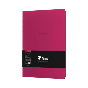 Art Pioneer Тетрадка Velvet Executive, A5, шита, 64 листа, череша
