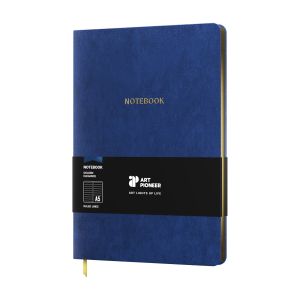 Art Pioneer Тетрадка Velvet Executive, A5, корица кадифе, 96 листа, синя