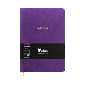 Art Pioneer Тетрадка Velvet Executive, A5, корица кадифе, 96 листа, лилава