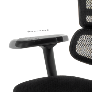 Ергономичен стол ERGOHUMAN ELITE 2 - черна рамка - черен