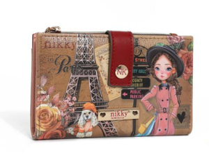 Портфейл Nikky, 15.2x8.9x1.3 cm, Emily goes Paris